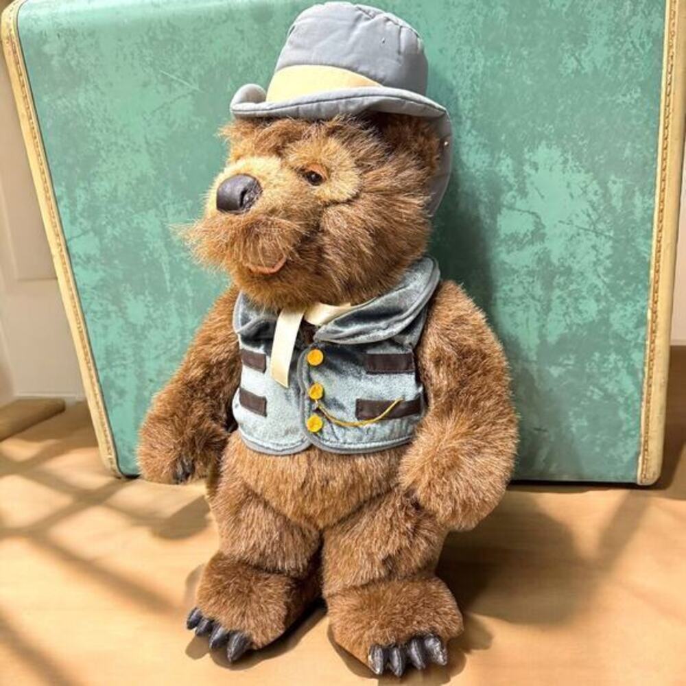 Vintage Disney Store Country Bear Jamboree Henry Plush Teddy Bear Toy about 15"